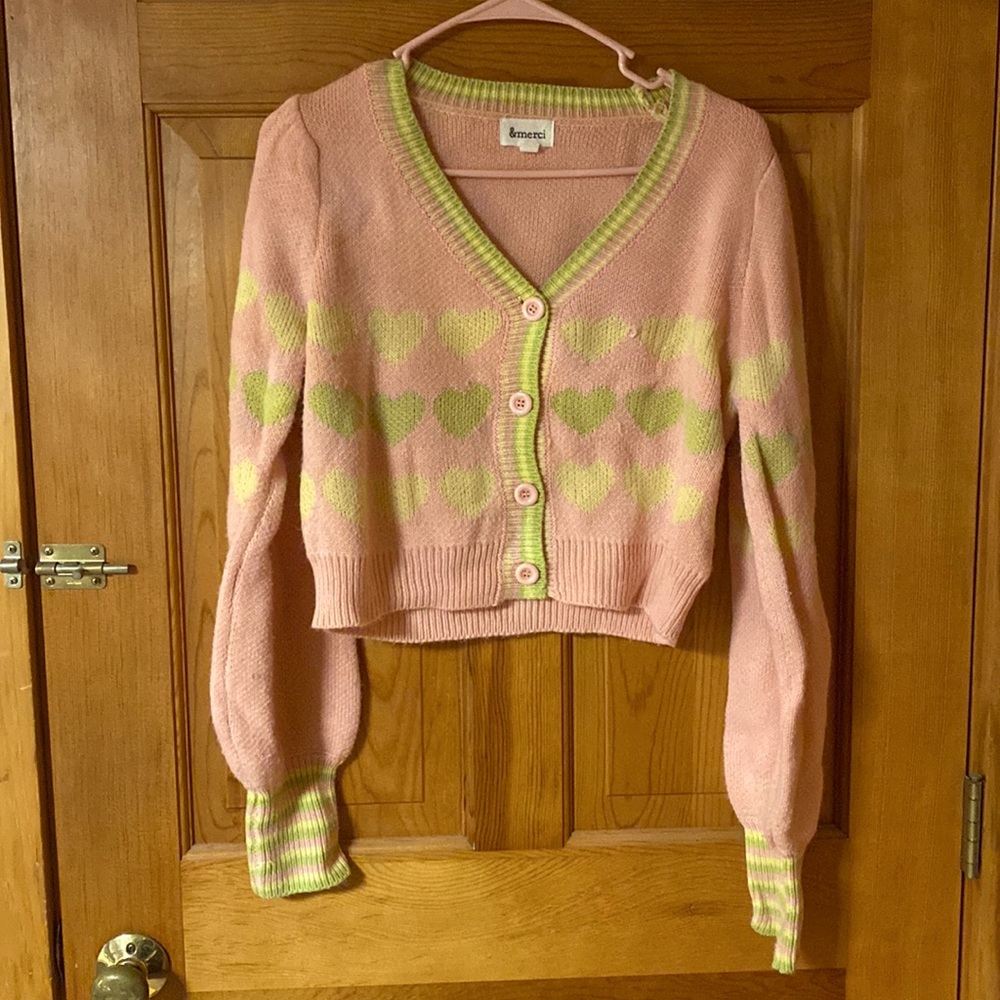 &merci cropped sweater